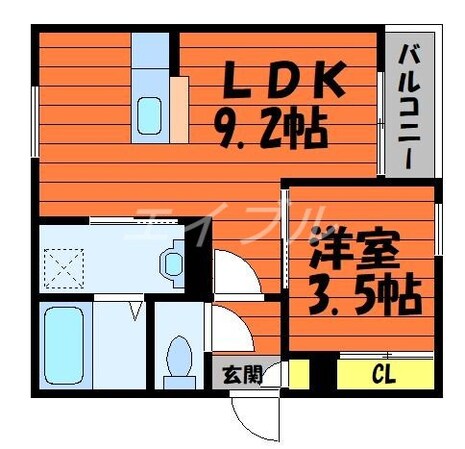 REGALEST　西阿知の物件間取画像